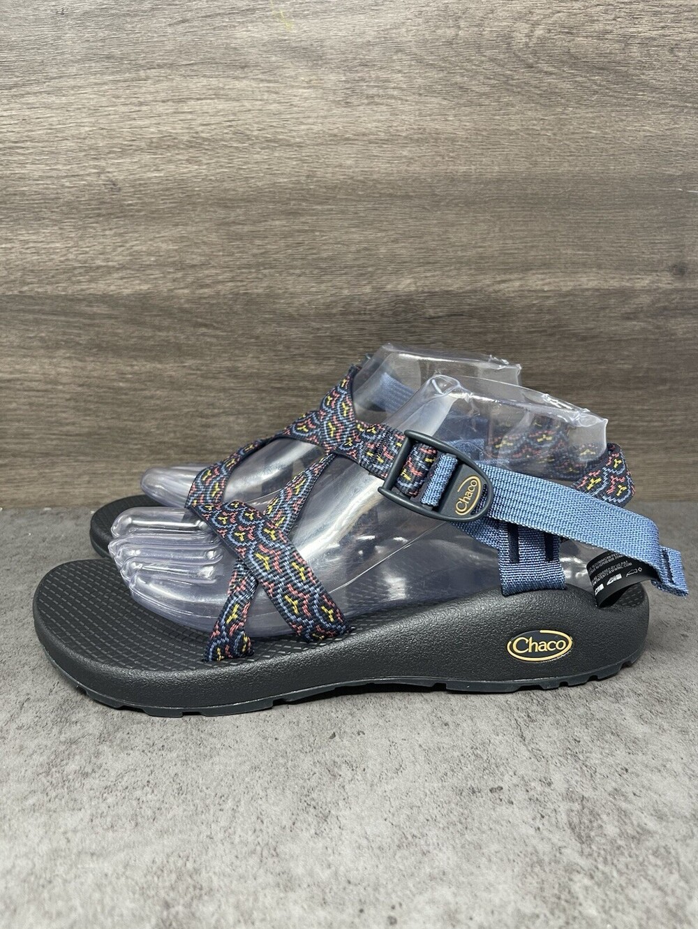 Chaco Z/1 Classic Bloop Navy Spice Womens Size 9 Adjustable Hiking Sandals
